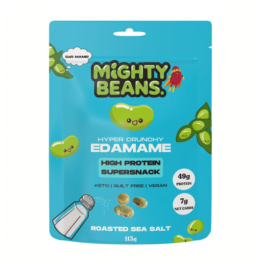 Mighty Beans Variety Family Pack - 6 Bags - 2x BBQ, 2x Spicy, 2x Sea Salt